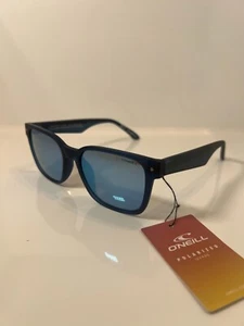 O’NEILL men’s polarised sunglasses UV400, black with blue lens, 9007-106P - Picture 1 of 5