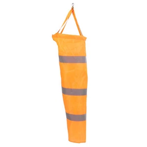 80cm Orange Wind Sock Bag - Perfect for Meteorology and Environmental Use - Picture 1 of 17