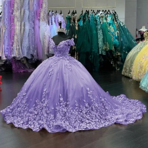 Sweet 1516 Ball Gown Quinceanera Dresses Vestidos De 15 Años Custom Color Floral - Picture 1 of 32
