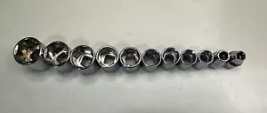 11 - Piece Craftsman Socket Set USA 3/8" Drive 6 Point Close To New See Pics! - Bild 1 von 15