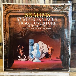 [CLASSICAL]~EXC LP~BRAHMS~FRITZ REINER~CHICAGO S.O~Symphony No. 3~Tragic Overtur - Picture 1 of 5
