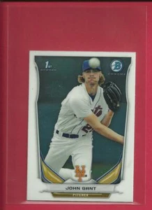 John Gant RC 2014 1st Bowman Chrome Prospects MINI Rookie Card Braves Cardinals - Bild 1 von 2