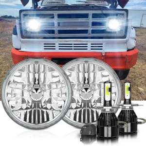 2X DOT 7inch LED Headlights Hi-Lo Beam Fit GMC C5000 C6000 C7000 1979-1990 - Bild 1 von 17