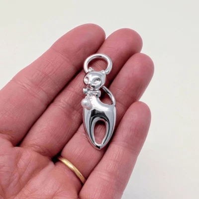 Mikimoto Cat necklace pendant with Akoya Pearl collar - Image 1 of 4