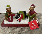 Joy Scotty Dog Kangaroo Puppy Christmas St Nicholas Square Joy Sign Table Accent