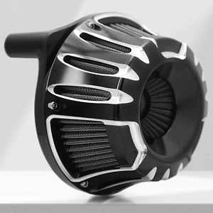 For Harley Air cleaner filter touring road glide 2008-2016 Softail 16-17 CNC cut - Picture 1 of 9