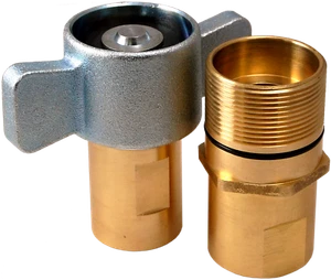 1-1/4" Nassleitung (Flügelmutter) Kupplungssatz - Hydraulikschlauch Schnellkupplungen 4100 - Bild 1 von 1