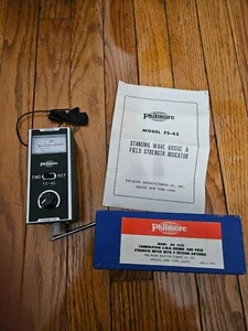 Philmore Model FS45 Combo SWR Bridge & CB/Ham Field Strength Meter w/ Antenna - Afbeelding 1 van 3