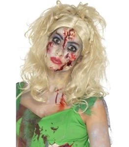 Fee Zombie Perücke blond Tinker Bell Halloween Kostüm Accessoire Damen - Bild 1 von 5
