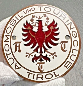 AUTOMOBIL UND TOURING CLUB TIROL AUTO CLUB AUSTRIACO METALLO STEMMA H81 - Foto 1 di 9