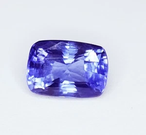 Zafiro azul natural 2,92 quilates piedras preciosas sueltas sin tratar certif... - Imagen 1 de 9
