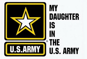 My Daughter is in the Army Star Decal - Picture 1 of 1