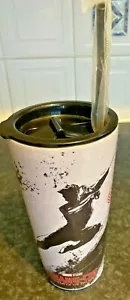 New Disney Store Shang-Chi & Legend of the Ten Rings Metal Travel Mug with Straw - Foto 1 di 5