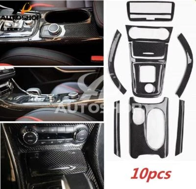 Carbon Fiber Car Interior Trim  For Mercedes Benz CLA45 W117 A45 W176 GLA 156 - Image 1 of 4
