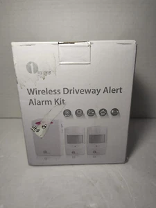 Driveway Alarm Wireless, 1Byone Motion Sensor Alarm 1000 FT Range 2 Sensors NOB - Picture 1 of 7