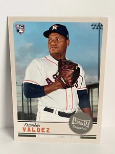 2019 Topps Archives Snapshots Rookie Card Framber Valdez #AS-FV RC Astros - Picture 1 of 2