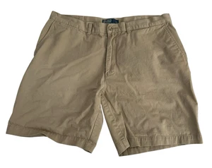 Polo Ralph Lauren vintage uomo pantaloncino estivo kaki taglia 36 marrone chiaro 9” cuciture interne LEGGI - Foto 1 di 10