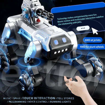 JJRC 8WD AI Intelligent Remote Control Robot Dog Sports Touch Sensing Bionic - Image 1 of 4