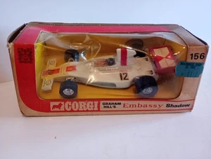 Corgi Graham Hill's Embassy Shadow #156 Die Cast Modell. Verpackt. - Bild 1 von 9