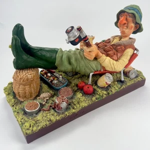Figurina Pescatore Guillermo Forchino "Le Pêcheur" Fumetto da Collezione NO ROD - Foto 1 di 14