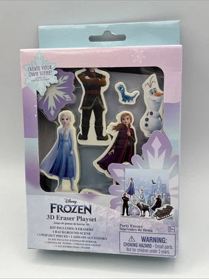 Walt Disney Frozen Princesa Niños Fiesta de Cumpleaños Favor Juguete 3D Borrador Juego NUEVO Foto 1 de 4