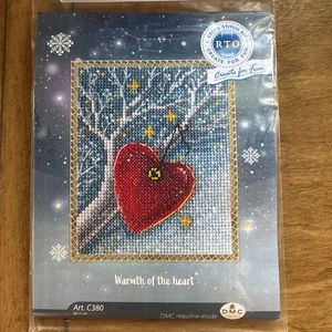 RTO Counted Cross Stitch Kit Warmth of the heart C380 - Picture 1 of 2