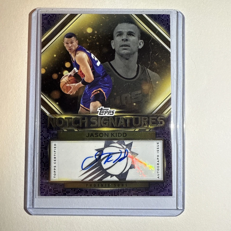 2025-26 Topps NBA Jason Kidd Notch Signatures Auto Phoenix Suns SP Foto 1 de 2