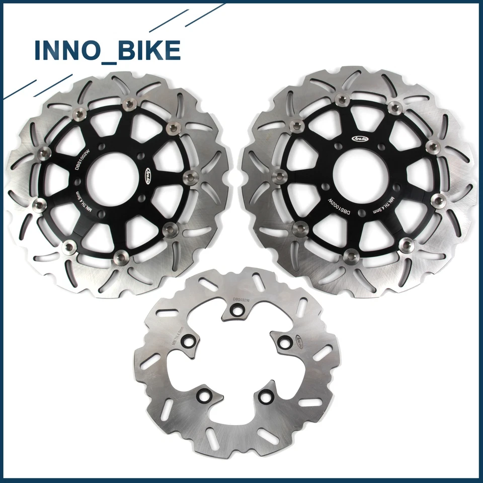 Discos de rotores de freno delanteros traseros Arashi para Suzuki SV650 2003-2010 SV650S 2003-2009 Foto 1 de 2