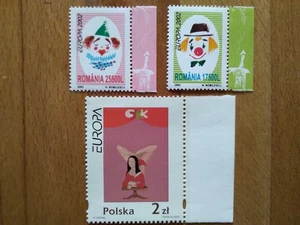 Circus Briefmarken Europa CEPT 2002 Polen & Rumänien - Bild 1 von 1
