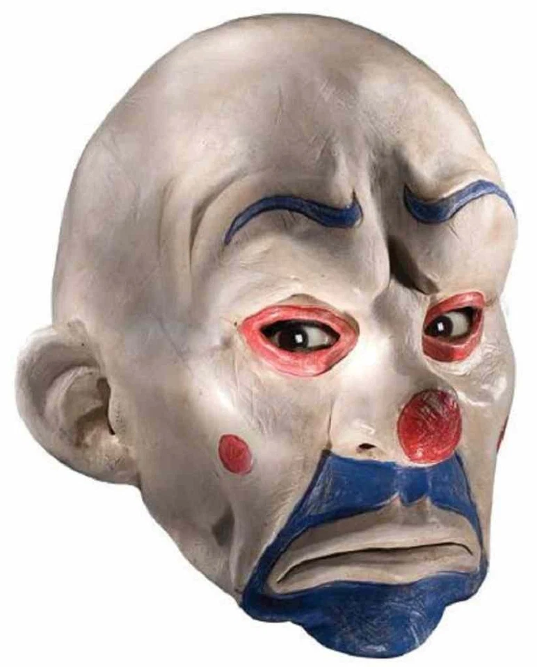 The Joker Bank Robber Mask Clown Batman Dark Knight Dress Up Costume Accessory - Image 1 of 1