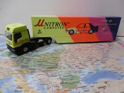 camion iveco compétition auto marque eligor echelle 1/43eme en tres bon etat - Photo 1/4