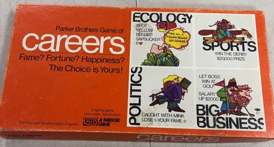 Parker Brothers Vintage Board Game Careers 1971 Complete - Image 1 of 4