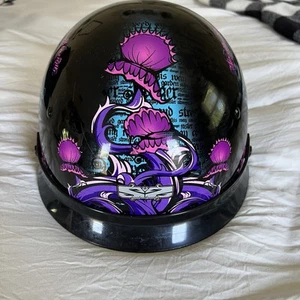 Speed And Strength SS300 Wicked Garden Half Helmet Open Face Medium - Picture 1 of 11
