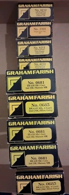 9 Graham Farish Poole Era Coach And Wagon Boxes - Image 1 of 4