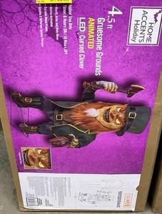 Home Depot 4.5' Animated Leprechaun Cursed Clover Halloween Animatronic IN-HAND - Picture 1 of 1