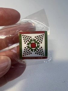 Pin de solapa de edredón International Quilt Festival Houston, TX 2016 NUEVO - Imagen 1 de 3