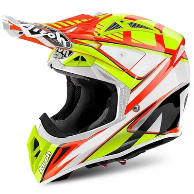 Airoh Aviator 2.2 Double Orange Lightweight Carbon MX-Enduro X-Large Helmet - Image 1 of 4