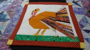 handgefertigter gesteppter Wandbehang - Bild 1 von 1