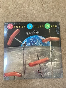 CROSBY STILLS NASH - LIVE IT UP VINYL LP NEW FACTORY SEALED 1990 MINT/MINT - Picture 1 of 2