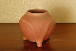 Excellent Rookwood Art Deco Footed Cabinet Vase "XXVIII" 1928 #2093 Dusty Rose - Picture 1 of 8