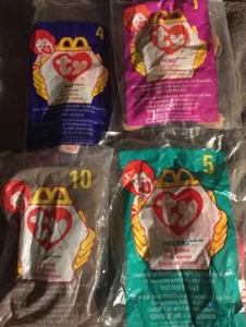 Juego de 4 McDonald's Happy Meal Ty Beanie Babies 1998. #1/#4/#5
- Imagen 1 de 9