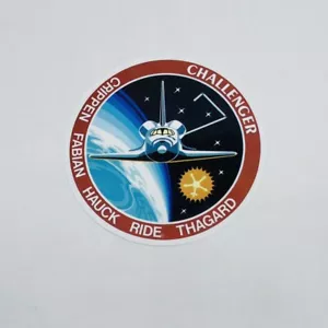 NASA Space Shuttle STS 7 Challenger Sticker Vinyl Decal Space Travel Art P1 - Picture 1 of 2