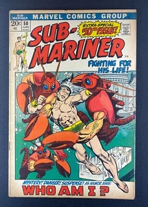 Sub-Mariner (1968) #50 en muy buen estado/bien (5,0) primera aplicación cubierta Namorita Gil Kane - Imagen 1 de 2