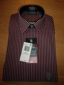 VAN HEUSEN - HOMBRE - CAMISA DE VESTIR - CHIANTI - TALLA 13-13 1/2 (32-33) (NEGRO-5-48) - Imagen 1 de 4