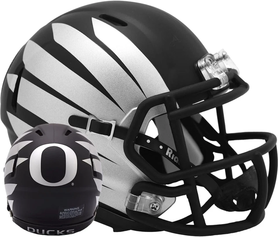 Oregon Ducks Black with Wing NCAA Speed Mini Helmet by Riddell