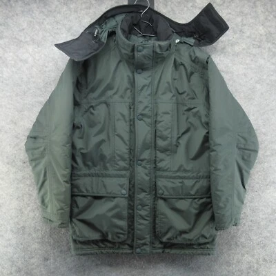 Cabelas Jacket Mens Medium Green Gore Tex Puffer Hooded Full Zip Outdoor Gear - Image 1 of 4