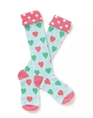 Girls MATILDA JANE Lets Go Together Heart You Socks Size S Small 5-8 NWT - Image 1 of 2