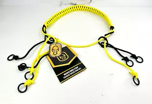 Nuovo-Con-Etichette | Cinturino Oca Collo Intrecciato Hardcore | 8 Anelli Separati - Foto 1 di 7