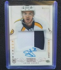 SETH JONES 2013-14 National Treasures Rookie Patch Autograph Auto RC #/99 #212