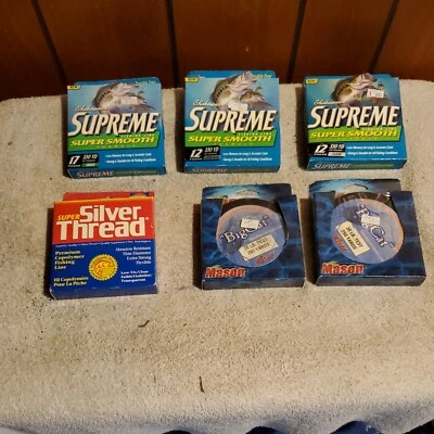 Línea de pesca Shakespeare Supreme súper suave 330 yardas 12/17 lb Test Mason, etc. Foto 1 de 4